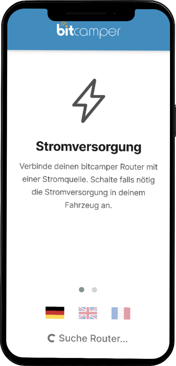 Smartphone Verbindung Stromversorgung