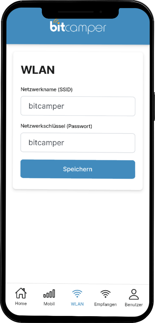 Smartphone WLAN Intern